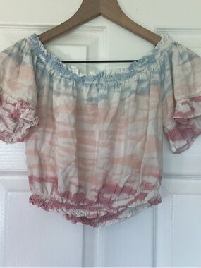 Pastel Tie-Dye Crop Top